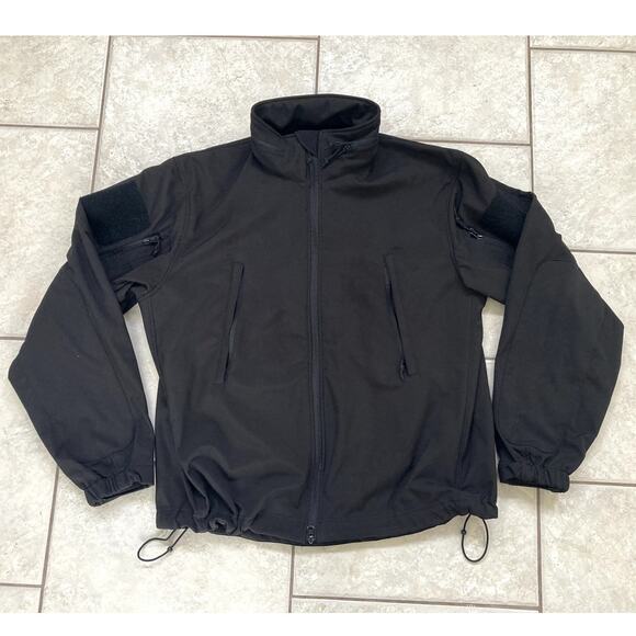 Rothco Covert Ops jacket Light Weight Soft Shell black tactical outdoors 2XL - Picture 1 of 10